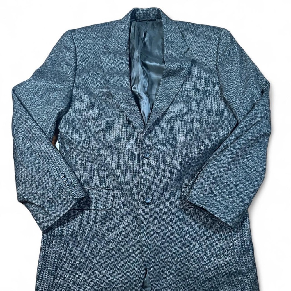 Joseph A. Bank Men’s Brown Herringbone Wool Blazer Size 40L